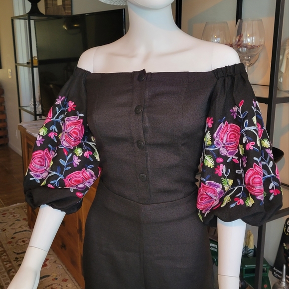 Shorts and blouse Linen Set - Picture 6 of 11